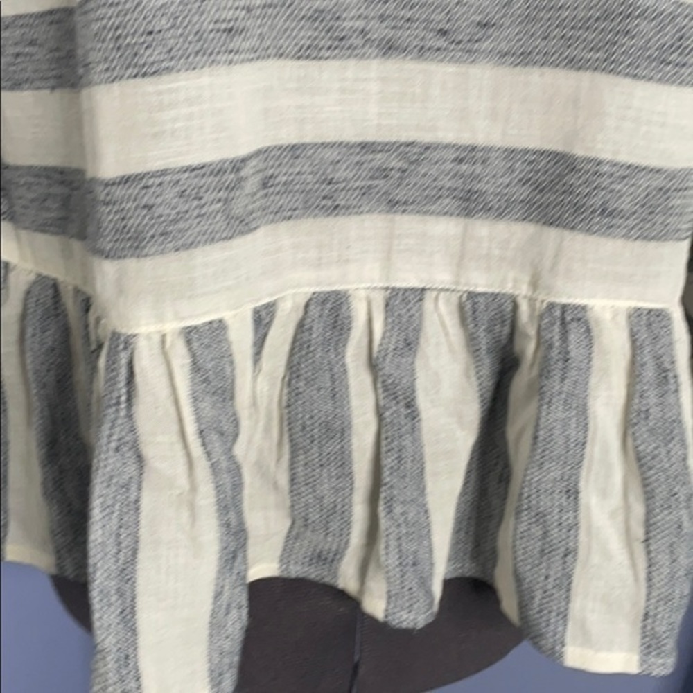 Lucky brand top size Large bohemian striped top - Picture 2 of 5